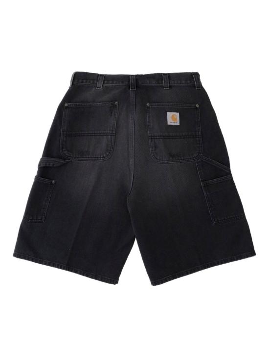 26SS 칼하트 WIP 아덴 더블 니 쇼츠 I036272 89B7BLACK GRIND WASH - CARHARTT WIP