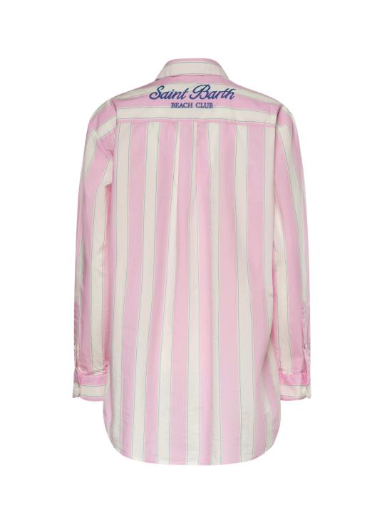 26SS 세인트바쓰 셔츠 BRIG001 00897L WHITE PINK - MC2 SAINT BARTH
