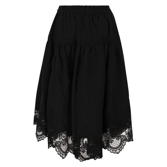 26SS 마우리치오 미코노스 미디 스커트 W04080281 BLACK - MAURIZIO MYKONOS