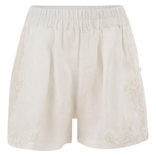 26SS 마우리치오 미코노스 숏팬츠 W01320781 WHITE