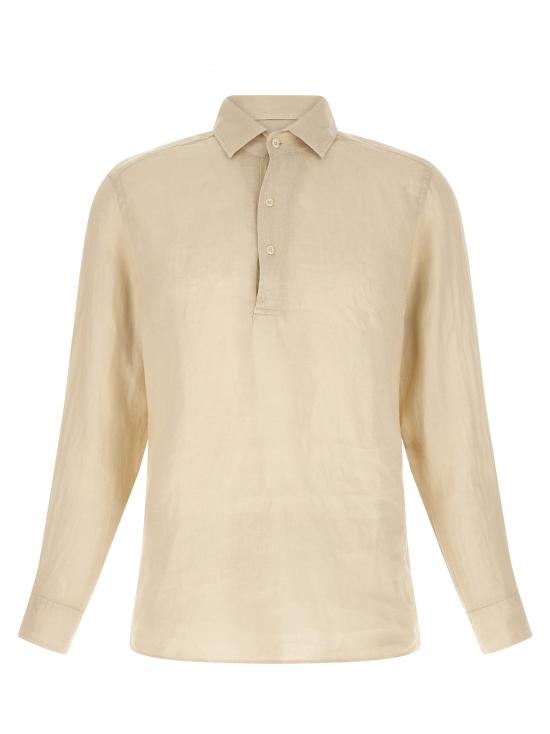 26SS 세인트바쓰 폴로 티셔츠 RAPHAELPOLOLONGLINEN10HGRAIN
