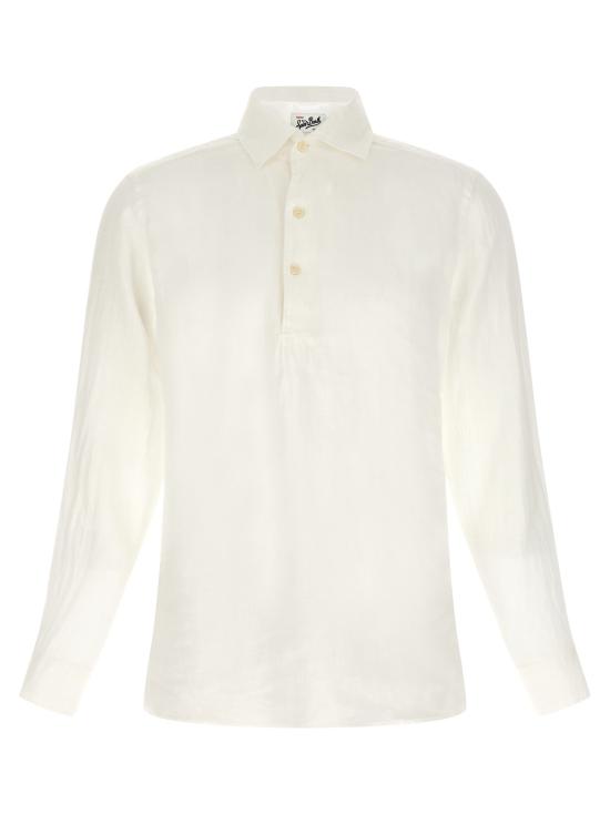 26SS 세인트바쓰 폴로 티셔츠 RAPHAELPOLOLONGLINEN01WHITE