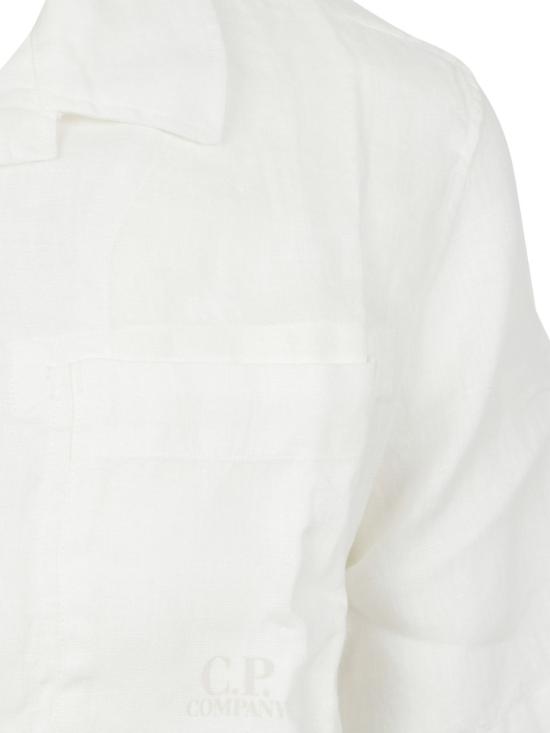 26SS 씨피 컴퍼니 반팔 셔츠 20CMSH258A110533G 103 Bianco - C.P. COMPANY