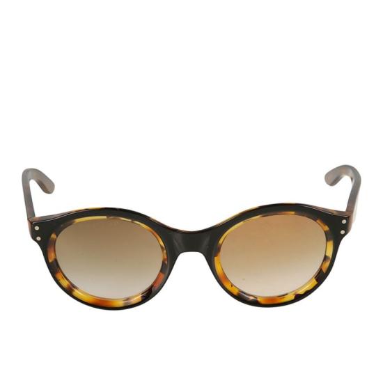  카돌 선글라스 곡선형 다리가 있는 두껍고 둥근 호피무늬