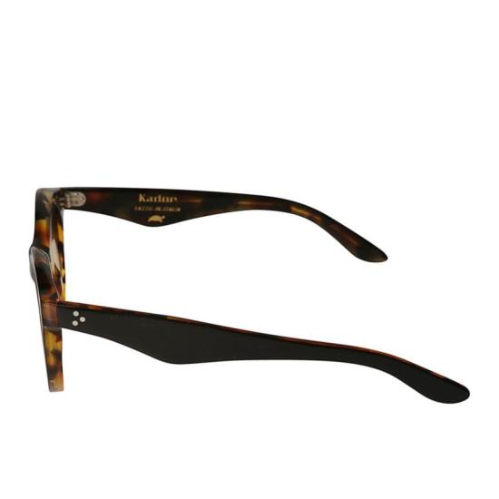  카돌 선글라스 곡선형 다리가 있는 두껍고 둥근 호피무늬 - KADOR