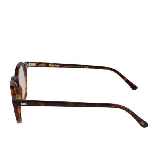  카돌 선글라스 저스틴 클래식 호피무늬 원형 프레임 안경 (메탈릭 장식) - KADOR