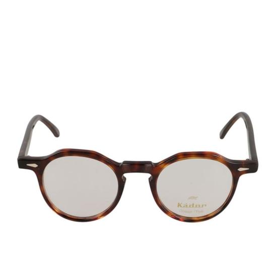  카돌 선글라스 저스틴 클래식 호피무늬 원형 프레임 안경 (메탈릭 장식)