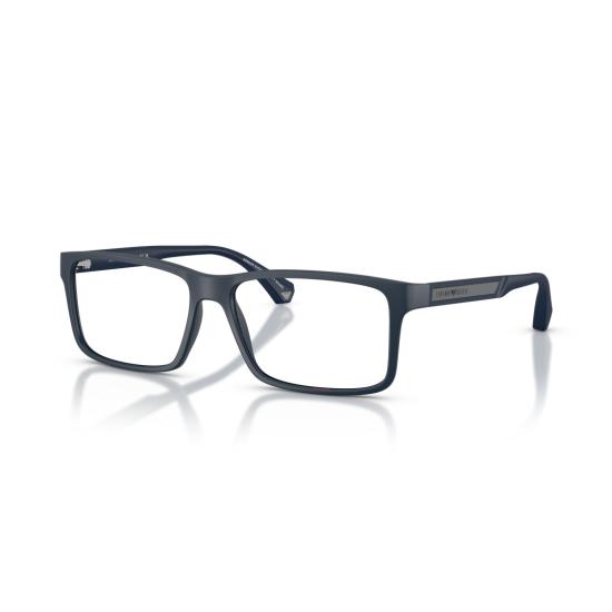 26SS 엠포리오 아르마니 안경 0Ea3038 직사각형 무광 마감 안경테 (테이퍼형 다리) - EMPORIO ARMANI