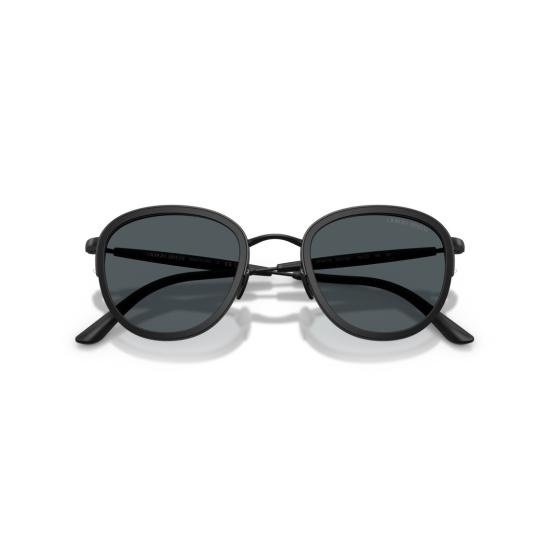  조르지오 아르마니 선글라스 0Ar6176 무광 블랙 메탈 프레임  (둥근 렌즈)