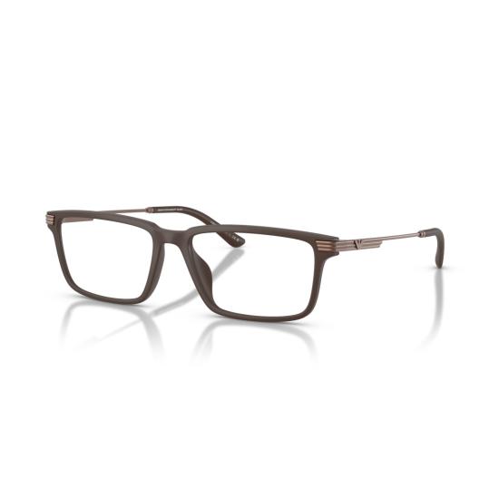 26SS 엠포리오 아르마니 안경 0Ea3268u 무광 마감 직사각형 안경테 (슬림한 다리) - EMPORIO ARMANI