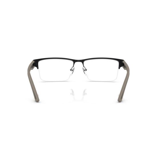 26SS 엠포리오 아르마니 안경 0Ea1182 검정색 프레임의 반무테 직사각형 안경 - EMPORIO ARMANI