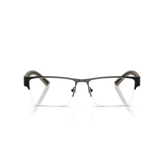 26SS 엠포리오 아르마니 안경 0Ea1182 검정색 프레임의 반무테 직사각형 안경 - EMPORIO ARMANI