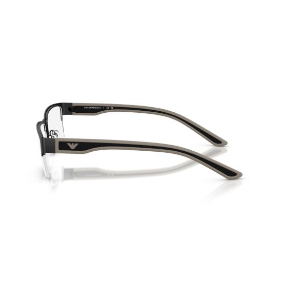 26SS 엠포리오 아르마니 안경 0Ea1182 검정색 프레임의 반무테 직사각형 안경 - EMPORIO ARMANI