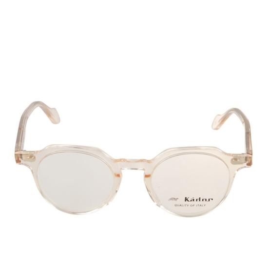  카돌 선글라스 아마데우스 반투명 라이트 베이지 원형 안경 (곡선형 템플)