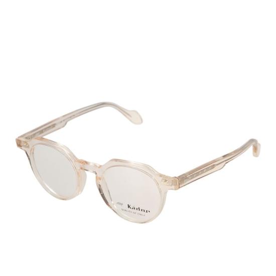  카돌 선글라스 아마데우스 반투명 라이트 베이지 원형 안경 (곡선형 템플) - KADOR