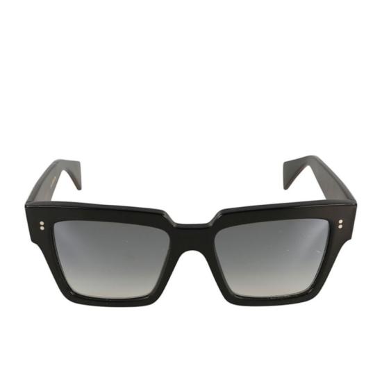  카돌 선글라스 체크무늬 패턴의 볼드한 사각 프레임 패션