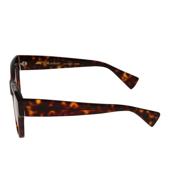  카돌 선글라스 참 오버사이즈 호피무늬 사각 프레임 안경 - KADOR