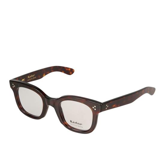  카돌 선글라스 헤리티지 호피무늬 직사각형 프레임 안경 (금속 장식 포함) - KADOR