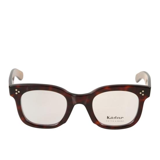  카돌 선글라스 헤리티지 호피무늬 직사각형 프레임 안경 (금속 장식 포함)