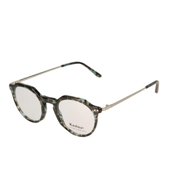  카돌 선글라스 Rayan 호피 무늬 원형 안경테 (금속 템플 포함) - KADOR