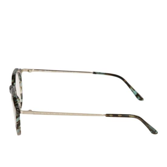  카돌 선글라스 Rayan 호피 무늬 원형 안경테 (금속 템플 포함) - KADOR