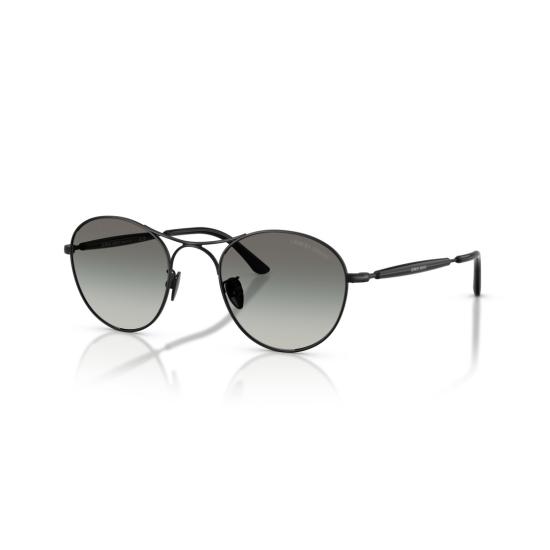  조르지오 아르마니 선글라스 0Ar6177 더블 브릿지 디자인의 원형 그라데이션 렌즈 - GIORGIO ARMANI