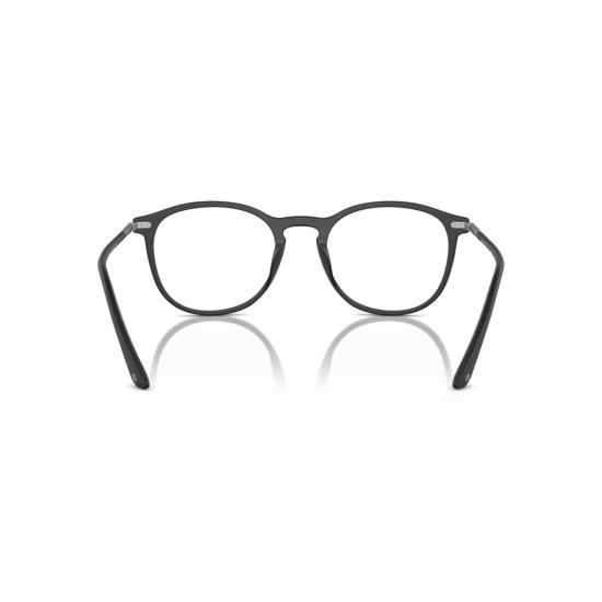  조르지오 아르마니 안경 0Ar7125 원형 블랙 아세테이트 프레임  (키홀 브릿지 포함) - GIORGIO ARMANI