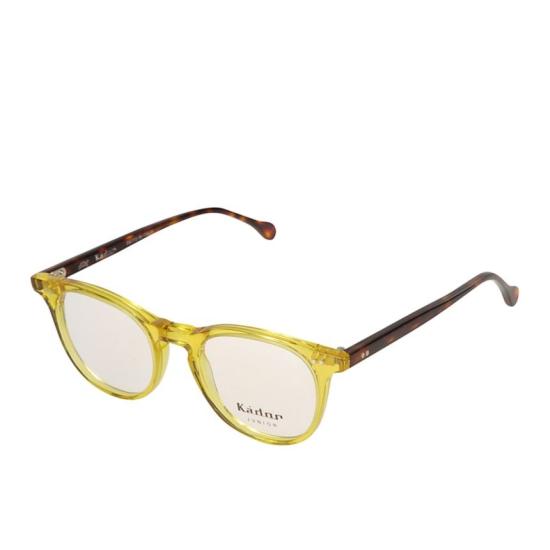  카돌 선글라스 쿠비노 반투명 옐로우 라운드 프레임 카도르 안경 - KADOR