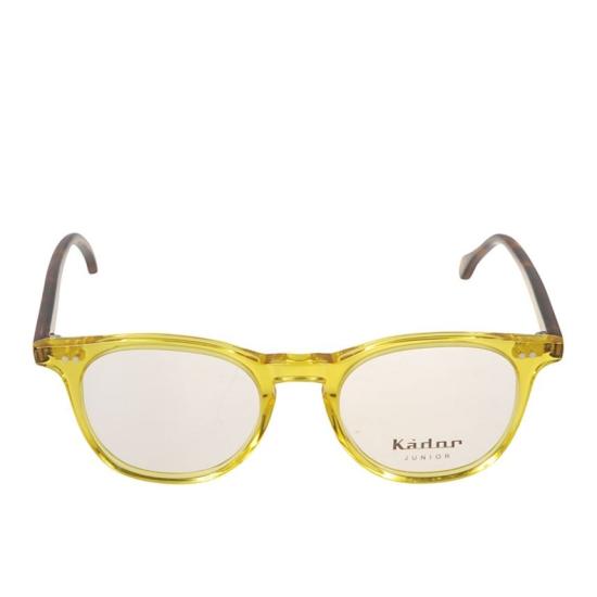  카돌 선글라스 쿠비노 반투명 옐로우 라운드 프레임 카도르 안경