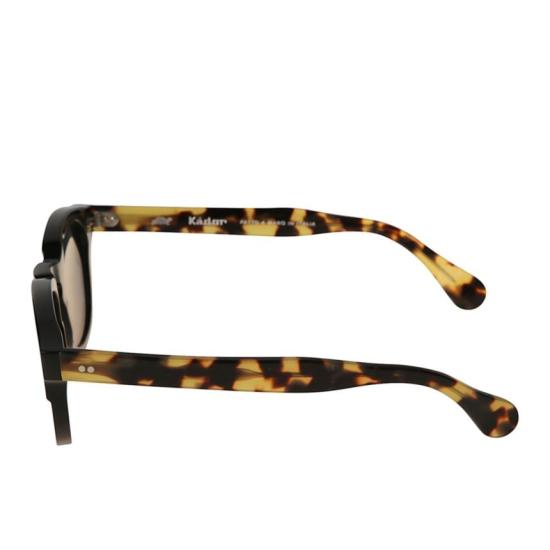  카돌 선글라스 보스턴/N 클래식 원형 프레임  (호피무늬 다리) - KADOR