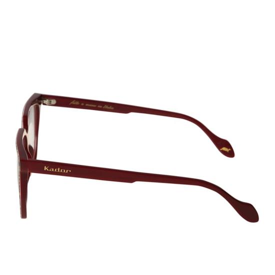  카돌 선글라스 샤를리즈 라이트 볼드 스퀘어 프레임 레오파드 프린트 안경 - KADOR