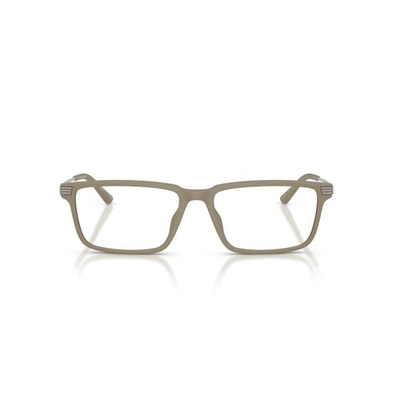 26SS 엠포리오 아르마니 안경 0Ea3268u 직사각형 무광 마감 메탈릭 액센트 안경 - EMPORIO ARMANI