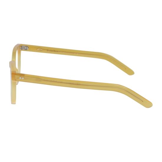  카돌 안경 클래시코 반투명 노란색 사각 프레임 안경 - KADOR