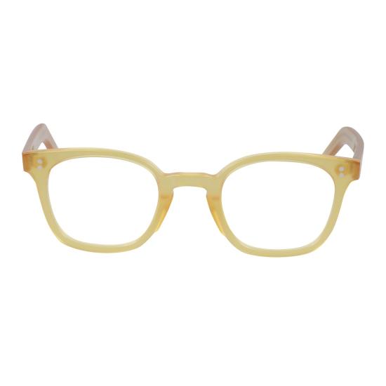  카돌 안경 클래시코 반투명 노란색 사각 프레임 안경