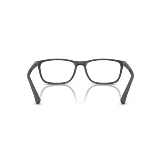 26SS 엠포리오 아르마니 안경 0Ea3069 직사각형 무광 블랙 안경테 (텍스처 처리된 템플 포함) - EMPORIO ARMANI