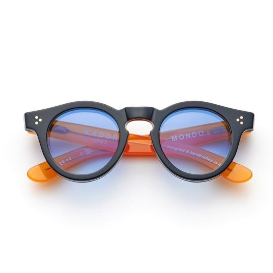  카돌 안경 몬도 볼드 라운드 프레임  (그라데이션 블루 렌즈)