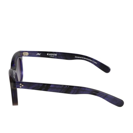  카돌 선글라스 조이 마블드 딥 퍼플 스퀘어 프레임 - KADOR