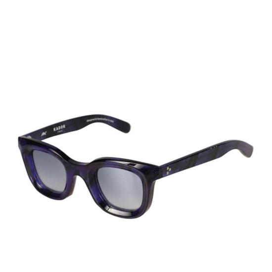  카돌 선글라스 조이 마블드 딥 퍼플 스퀘어 프레임 - KADOR