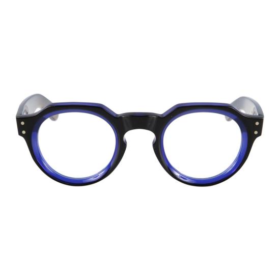  카돌 안경 스파이크 볼드 라운드 프레임 안경 (키홀 브릿지 포함)