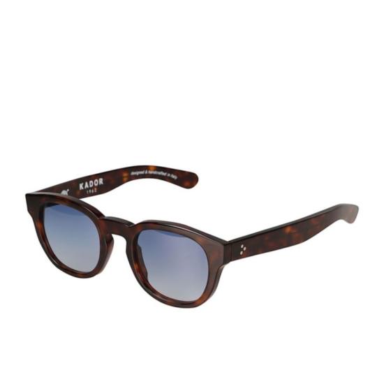  카돌 선글라스 코스모 스타 원형 호피무늬 , 그라데이션 블루 렌즈 - KADOR