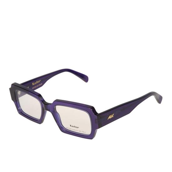  카돌 선글라스 Evy 기하학적 직사각형 프레임  (골드 엠블럼 포함) - KADOR