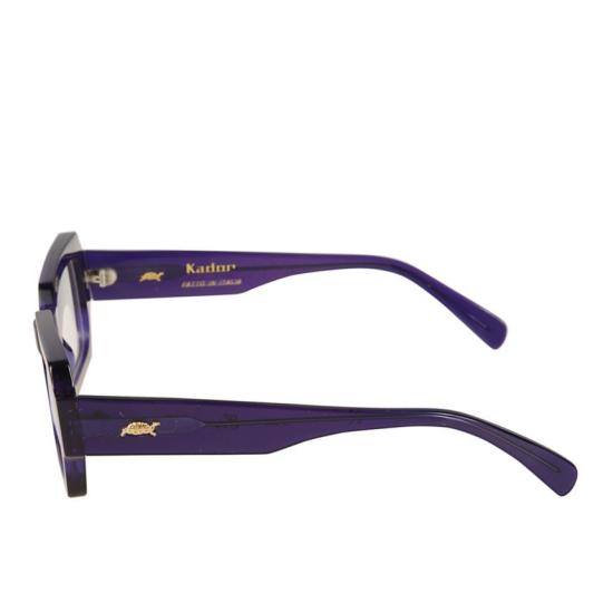  카돌 선글라스 Evy 기하학적 직사각형 프레임  (골드 엠블럼 포함) - KADOR