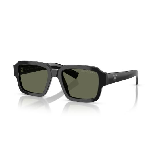 26SS 프라다 선글라스 0Pr 02Zs 볼드 직사각형 호피무늬 - PRADA