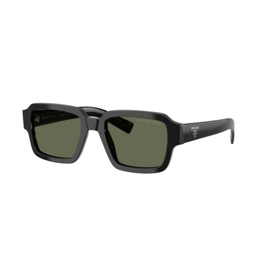 26SS 프라다 선글라스 0Pr 02Zs 볼드 직사각형 호피무늬 - PRADA