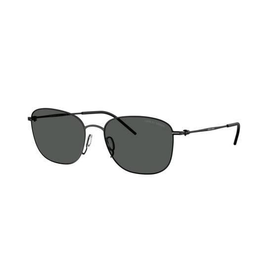  조르지오 아르마니 선글라스 0Ar6168 직사각형 금속 프레임  (조절 가능한 코받침 포함) - GIORGIO ARMANI