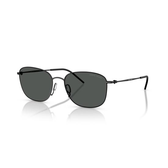  조르지오 아르마니 선글라스 0Ar6168 직사각형 금속 프레임  (조절 가능한 코받침 포함) - GIORGIO ARMANI