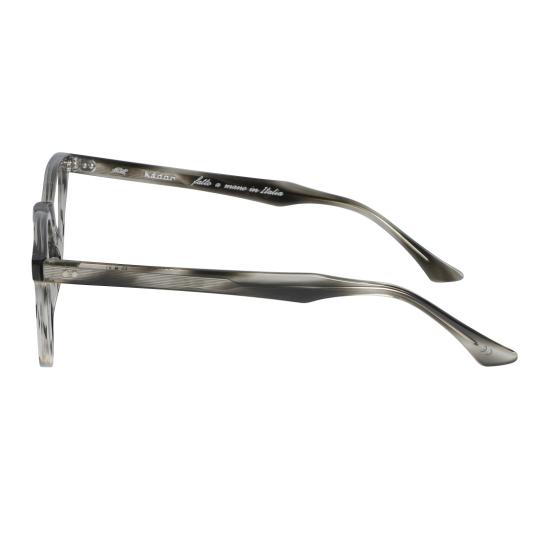  카돌 안경 단테 마블드 그레이 라운드 스퀘어 안경 (키홀 브릿지) - KADOR