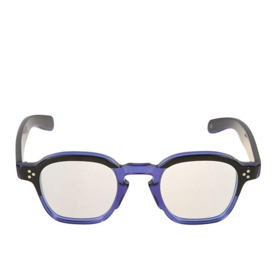  카돌 선글라스 잭 기하학 프레임 안경, 반투명 파란색 프레임