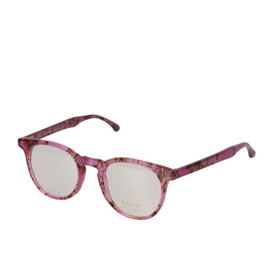  카돌 선글라스 쿠바 반투명 핑크 및 브라운 호피무늬 안경 - KADOR