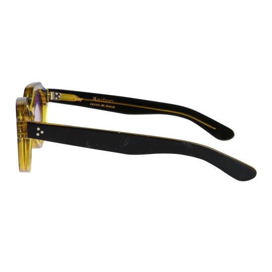  카돌 선글라스 스파이크 볼드 라운드 프레임  (그라데이션 렌즈 포함) - KADOR